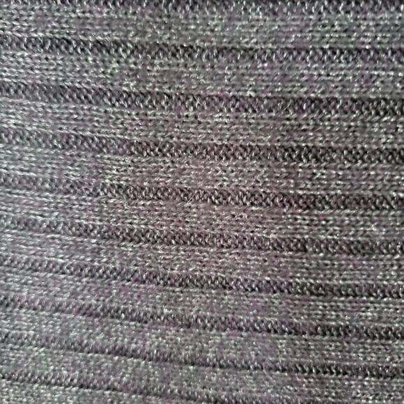 Calvin Klein Purple Metallic Wool Blend Cap Sleeve Tunic Sweater Blouse Size XS - Picture 3 of 11